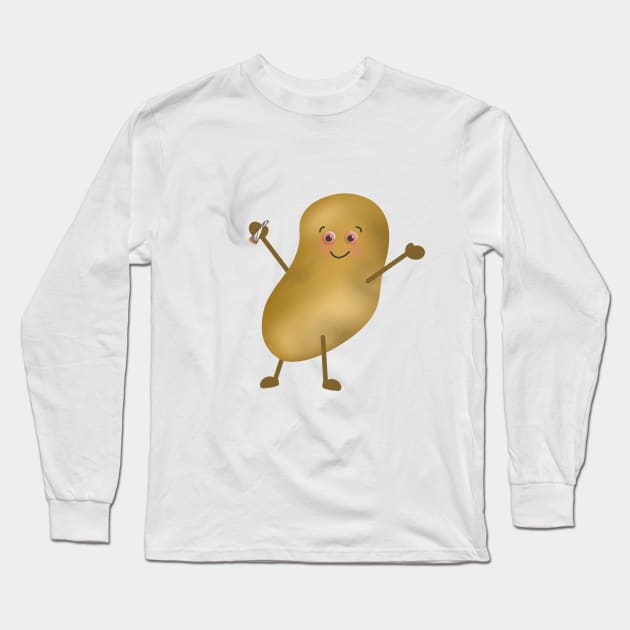 Baked Potato Long Sleeve T-Shirt by simonescha